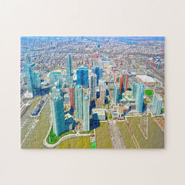 Puzzle Paysage urbain du New Jersey. (Horizontal)