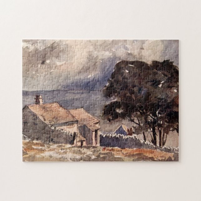 Puzzle Paysage vintage des Hauts de Hurlevent Bronte (Horizontal)