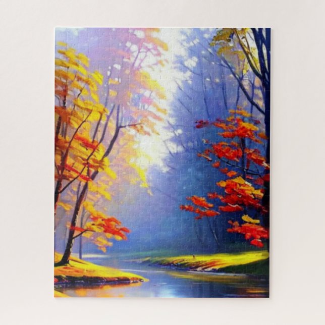 Puzzle paysager d'automne (Vertical)