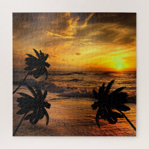 PUZZLE PAYSAGES OCÉANIQUES DE POURSUITE DES COUCHERS DE S