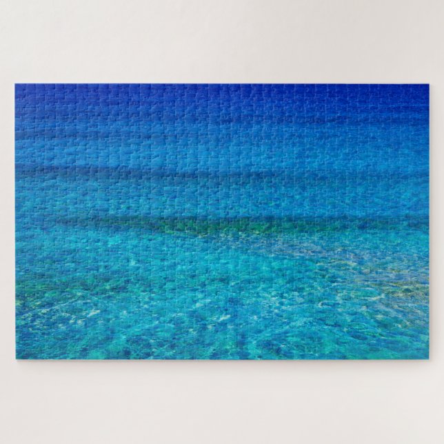 Puzzle Peaceful Tropical Ocean Beach Sea Water (Horizontal)