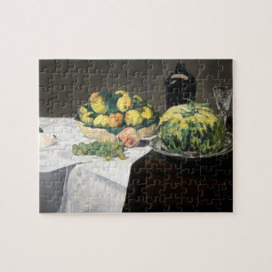 Puzzle Peaches au citron de la vie morte par Manet Impres
