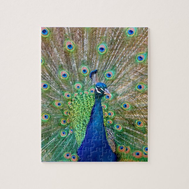 Puzzle Peacock (Vertical)