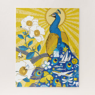 Puzzle Peacock 16x20 pour les personnes aveugles