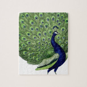Puzzle Peacock vintage