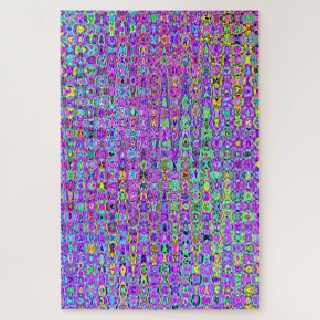 Puzzle Peacock violet (Vertical)