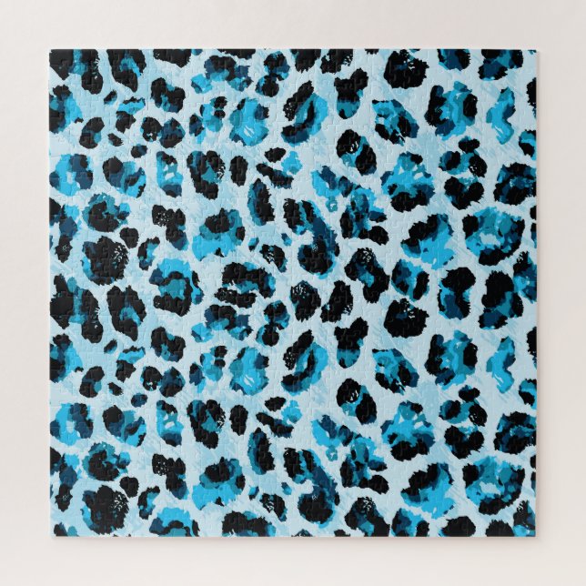 Puzzle Peau de Cheetah léopard : Aquarelle teinture Vinta (Vertical)