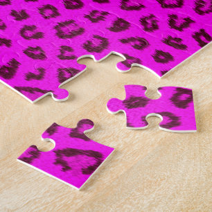 Puzzle Peau léopard rose