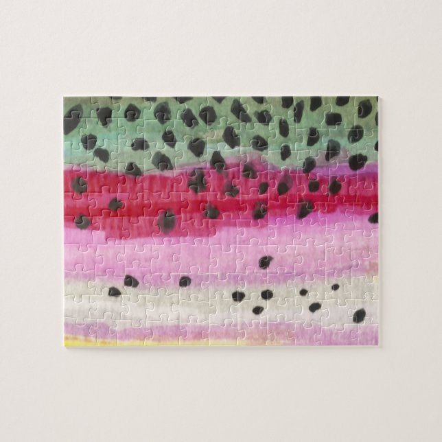 Puzzle Pêche à la truite arc-en-ciel (Horizontal)