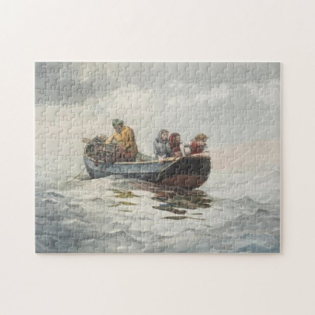 Puzzle Pêche au crabe (par Winslow Homer) (Horizontal)