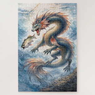 Puzzle Pêche au Dragon Aquatique