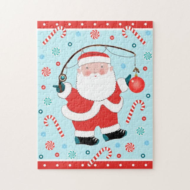 Puzzle Pêche de Noël (Vertical)