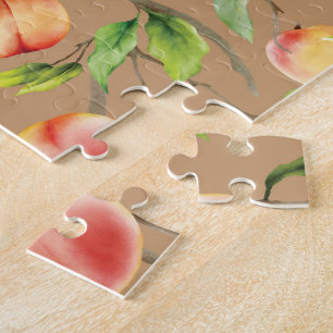 Puzzle Pêches sur l'arbre