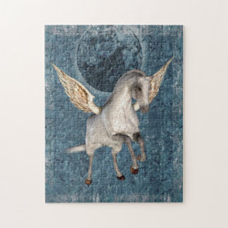 Puzzle Pegasus Blue Moon Imaginaire Cheval Art