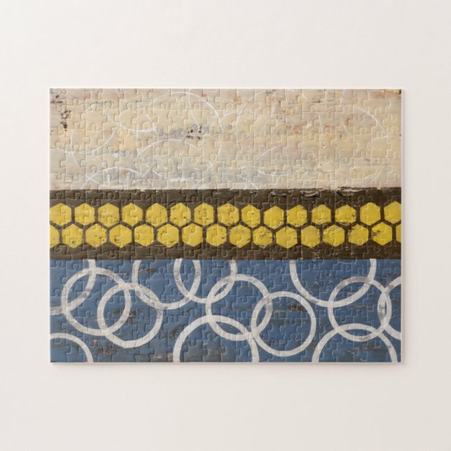 Puzzle Peigne de miel Abstrait I (Horizontal)