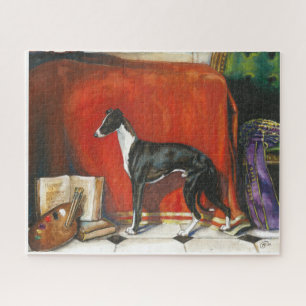 Puzzle Peinture à l'aquarelle italienne Greyhound