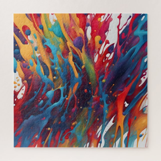 Puzzle peinture Abstraite (Vertical)