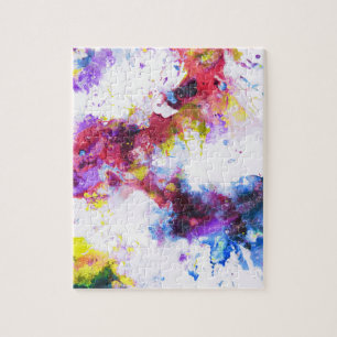 Puzzle Peinture Abstraite colorée