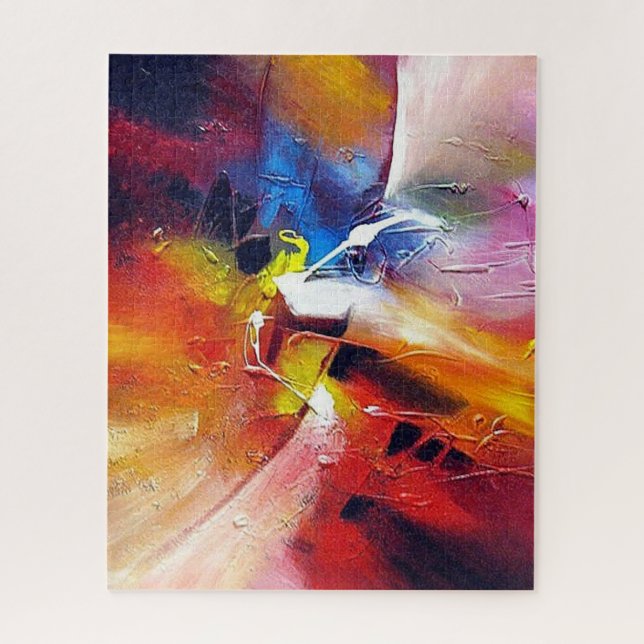 Puzzle Peinture Abstraite contemporaine à la mode (Vertical)