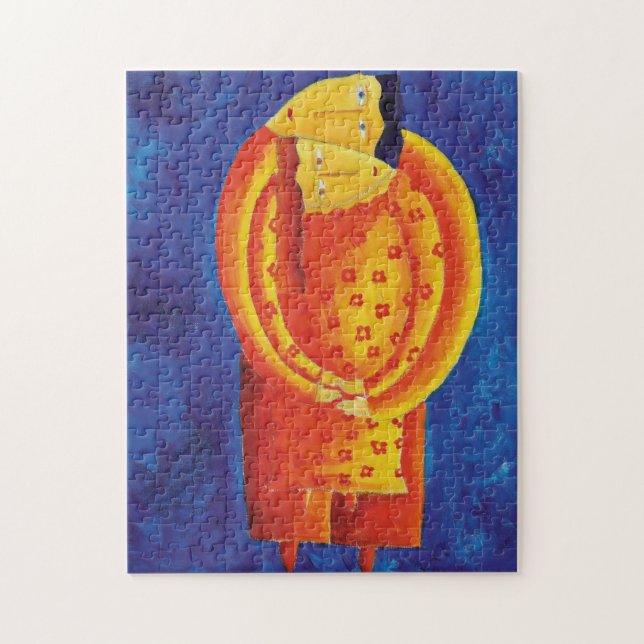 Puzzle Peinture acrylique d'art contemporain Ensemble (Vertical)