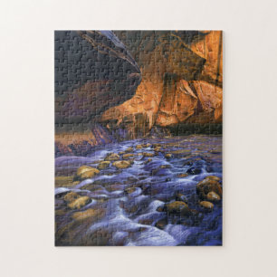 Puzzle Peinture acrylique du ruisseau Narrows Canyon