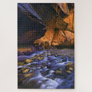Puzzle Peinture acrylique du ruisseau Narrows Canyon
