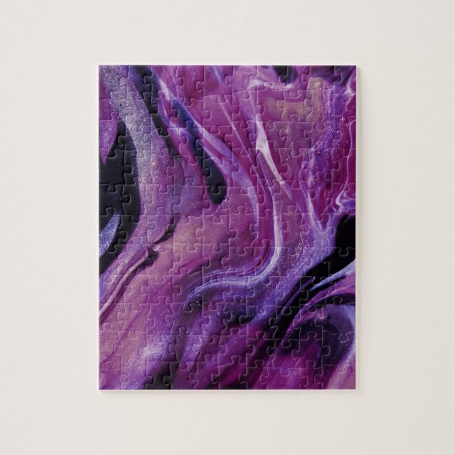 Puzzle Peinture acrylique marbrée Abstraite Parties scint (Vertical)