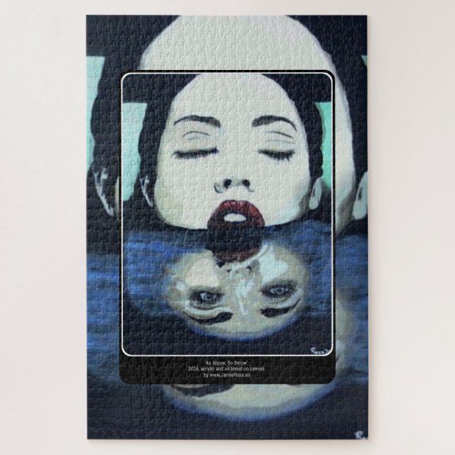 Puzzle Peinture «As Above, So Below» sur un  (Vertical)