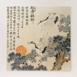 Puzzle Peinture asiatique traditionnelle : art classique.