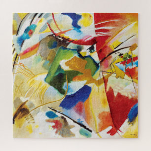 Puzzle Peinture avec Centre Vert par Wassily Kandinsky