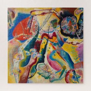 Puzzle Peinture avec tache rouge par Wassily Kandinsky