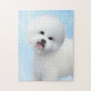 Puzzle Peinture Bichon Frise - Cute Original Chien Art