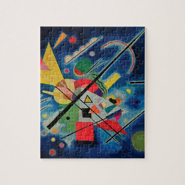 Puzzle Peinture bleue par Wassily Kandinsky (Vertical)