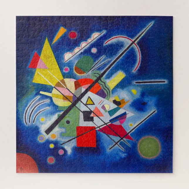 Puzzle Peinture bleue | Wassily Kandinsky | (Vertical)