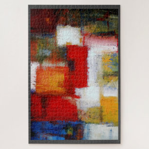 Puzzle Peinture d'art Abstrait moderne