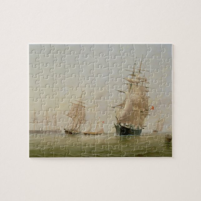 Puzzle Peinture de bateau (huile sur la toile) (Horizontal)