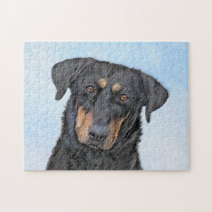 Puzzle Peinture de Beauceron - Cute Original Chien Art