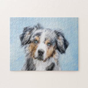 Puzzle Peinture de berger américaine miniature - Chien Ar