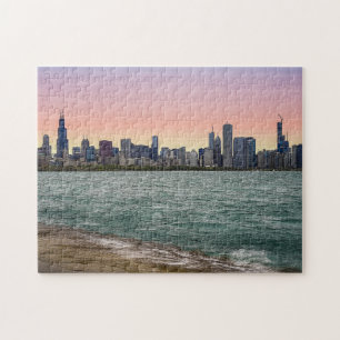 Puzzle Peinture de Chicago Skyline