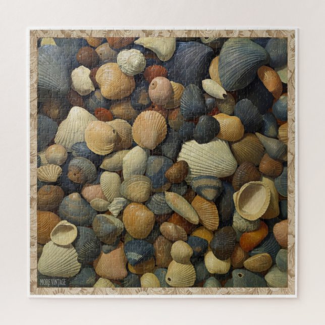 PUZZLE PEINTURE DE COQUILLAGES  (Vertical)