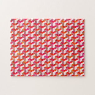 Puzzle Peinture de cubes géométriques