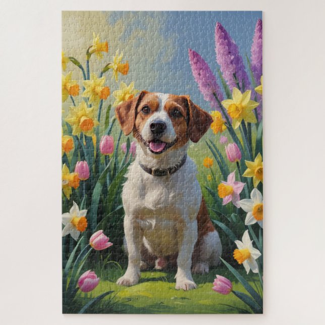 Puzzle Peinture de fleurs printanières de Chesapeake Bay  (Vertical)