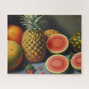 Puzzle Peinture de fruits tropicaux