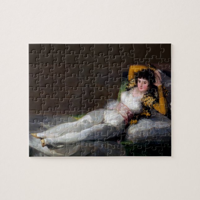 Puzzle Peinture de Goya - Maja habillée - La Maja Vestida (Horizontal)