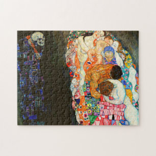 Puzzle Peinture de Gustav Klimt sur Death and Life.