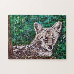 Puzzle Peinture de jardin Coyote