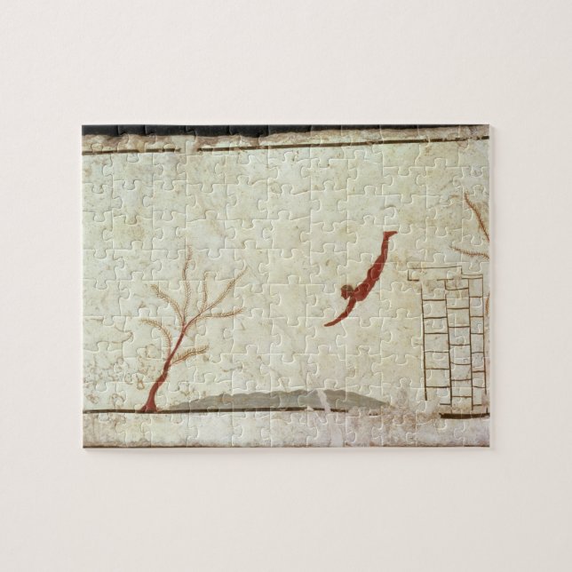Puzzle Peinture de la tombe du plongeur des sud (Horizontal)
