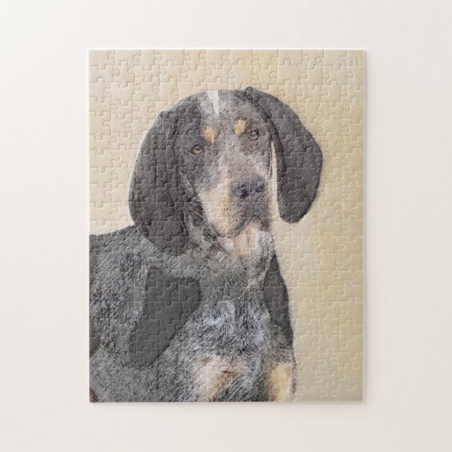 Puzzle Peinture de linge bluetick - mignon chien original (Vertical)