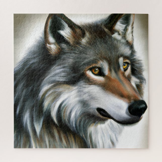 Puzzle Peinture de loup (Vertical)