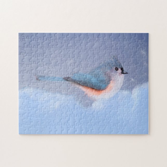 Puzzle Peinture de Mésange à tête noire - Art original de (Horizontal)